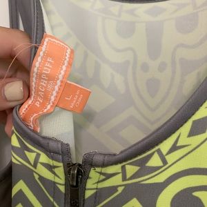 Peach puff boutique L dress tribal